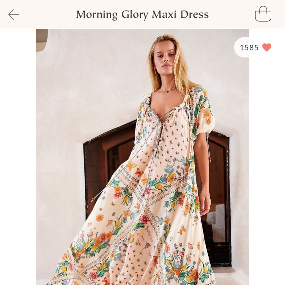 Free People Morning Glory Maxi Dress Small